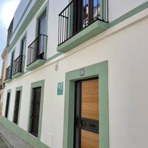 Calle del Apartamento turístico con garaje en Badajoz en primera planta